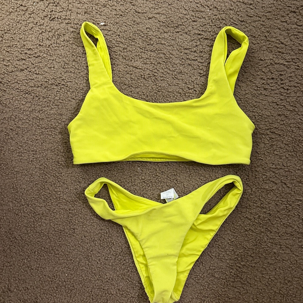 Vibrant Yellow Bikini Set